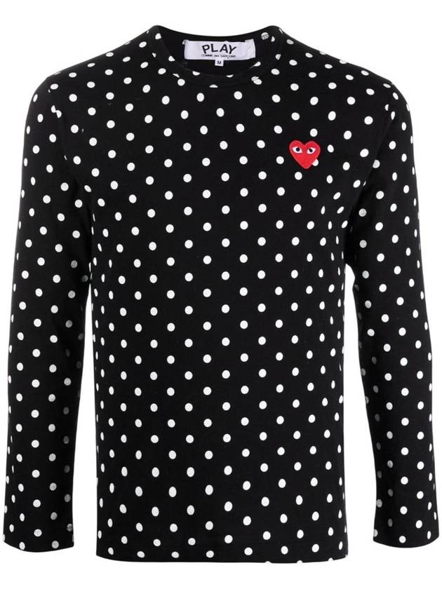 Comme Des Garçons Play Polka Dot T-Shirt - COMME DES GARCONS PLAY - BALAAN 1