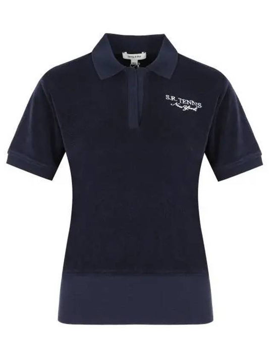 Polo T-shirt PO922NA NAVYWHITE - SPORTY & RICH - BALAAN 2