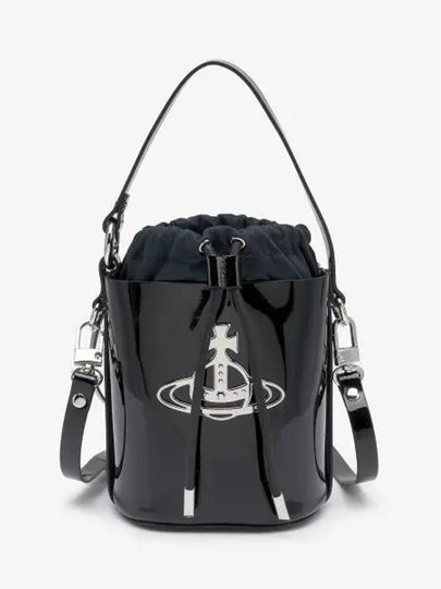 Daisy drawstring bucket bag black 4C030005WL008IN403 - VIVIENNE WESTWOOD - BALAAN 2