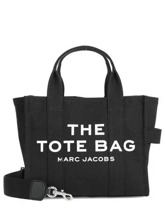 Logo Canvas Small Tote Bag Black - MARC JACOBS - BALAAN 2