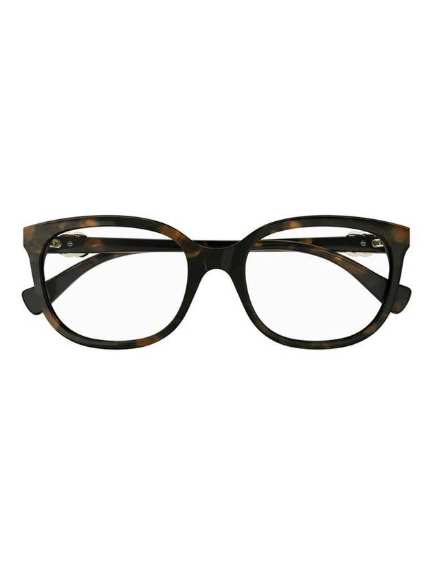 Eyewear Oval Frame Glasses Havana - GUCCI - BALAAN 1