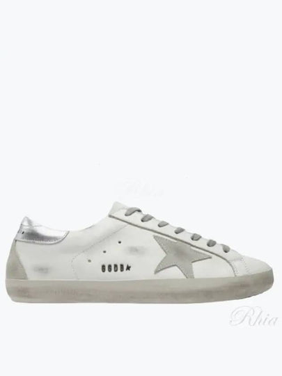 Superstar Silver Heel Tab Sneakers White - GOLDEN GOOSE - BALAAN 2