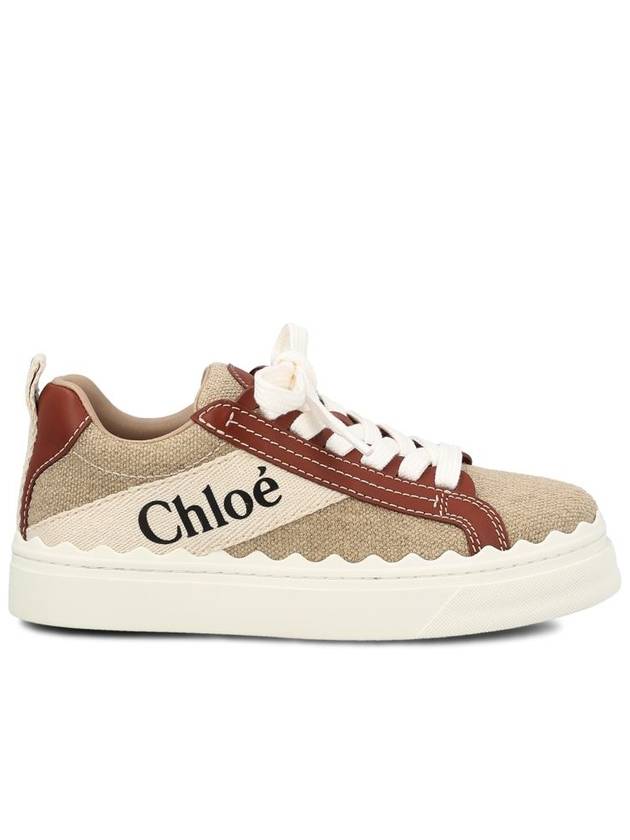 Lauren Leather Converse Low Top Sneakers Brown - CHLOE - BALAAN 2