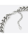 Couture Chain Link Necklace Silver - DIOR - BALAAN 5