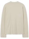 Loose Ribbed Mock Neck Knit Top Cream - WEST GRAND BOULEVARD - BALAAN 3