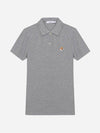 Fox Head Patch Classic Short Sleeve Polo Shirt Gray - MAISON KITSUNE - BALAAN 2