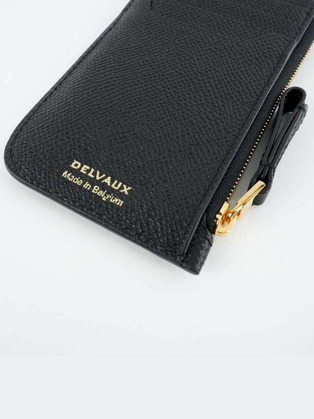 Vagabond Zipper Card Wallet Alpina Calf Black AB0649BKN0 - DELVAUX - BALAAN 2