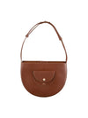 Semi Circle Pocket Bag Chestnut Brown - A.P.C. - BALAAN 1