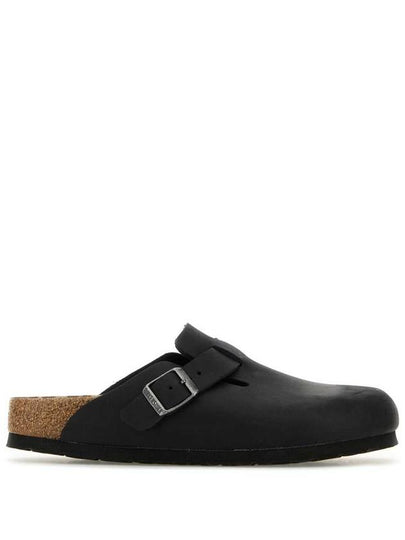 Leather Boston Sandals Black - BIRKENSTOCK - BALAAN 2