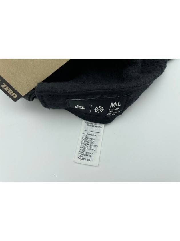 Fleece Cap Hat FJ8627 010 Black M L Unisex - NIKE - BALAAN 9