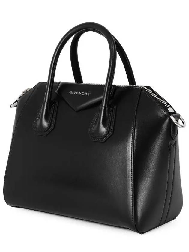 Antigona Calfskin  Small Tote Bag Black - GIVENCHY - BALAAN 5