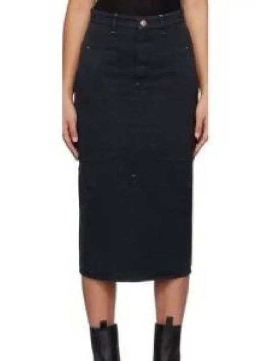 Flozia H Line Skirt Black - ISABEL MARANT - BALAAN 2