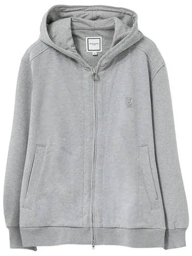 Women s String Hooded Zip Up Gray M241TS41734G - WOOYOUNGMI - BALAAN 1