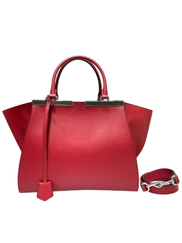 Women s 8BH279 Toujour red color medium tote bag strap - FENDI - BALAAN 2