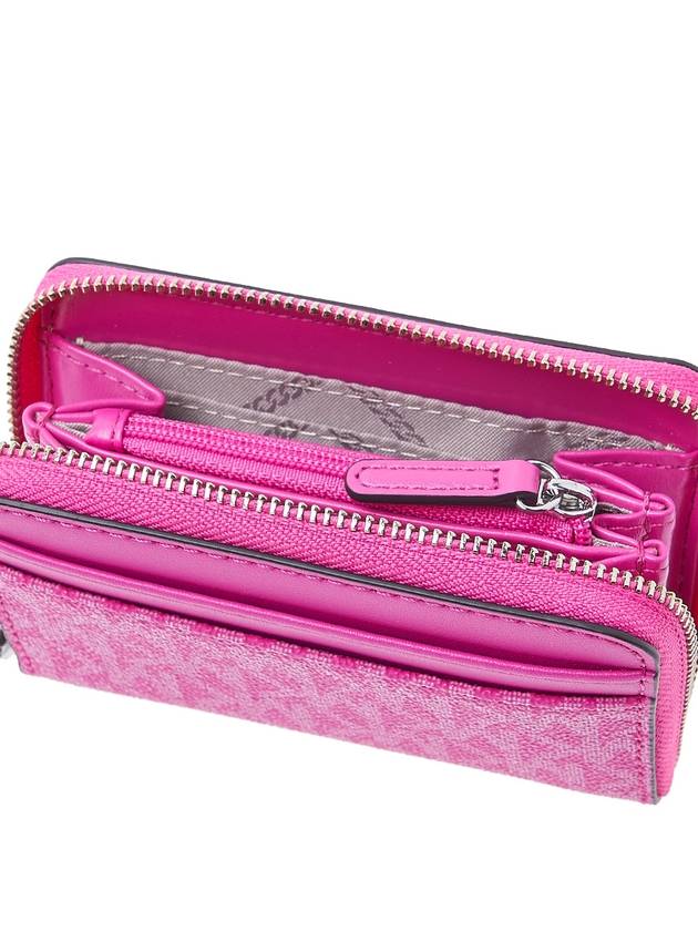 Jet Set Small Logo Card Wallet Pink - MICHAEL KORS - BALAAN 9