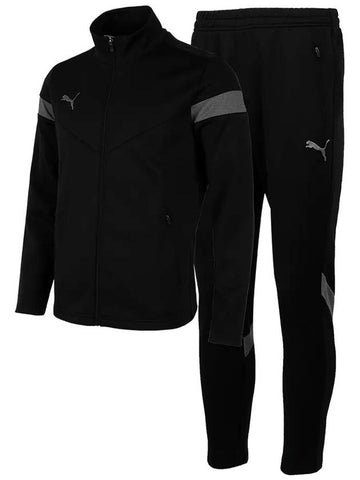 KK Iconic MCS Brushed Full Zip-Up Suit Black - PUMA - BALAAN 1