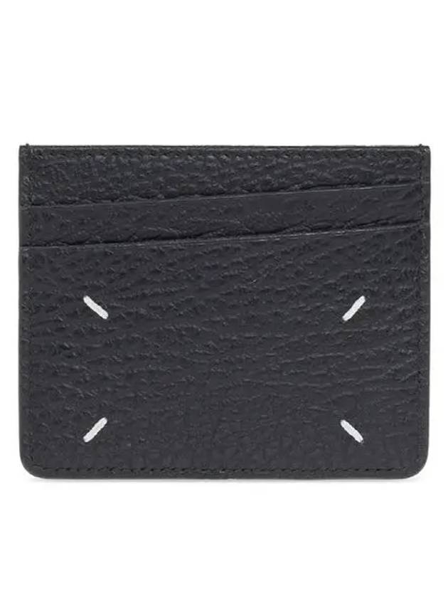 Four Stitch Card Wallet Black - MAISON MARGIELA - BALAAN 2