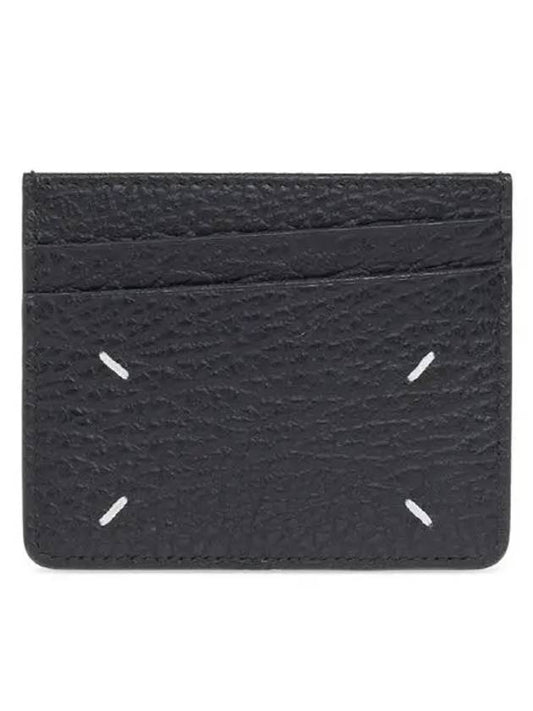 Four Stitch Card Wallet Black - MAISON MARGIELA - BALAAN 2