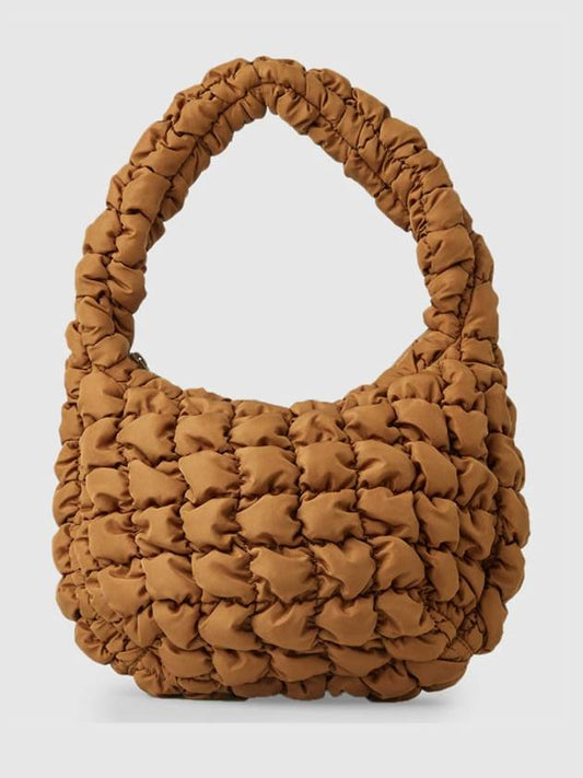 Quilted Mini Shoulder Bag Brown - COS - BALAAN 2