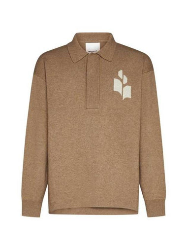 William Polo Knit Top Camel - ISABEL MARANT - BALAAN 1