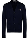 Fox Head Patch Classic Cardigan Navy - MAISON KITSUNE - BALAAN 2