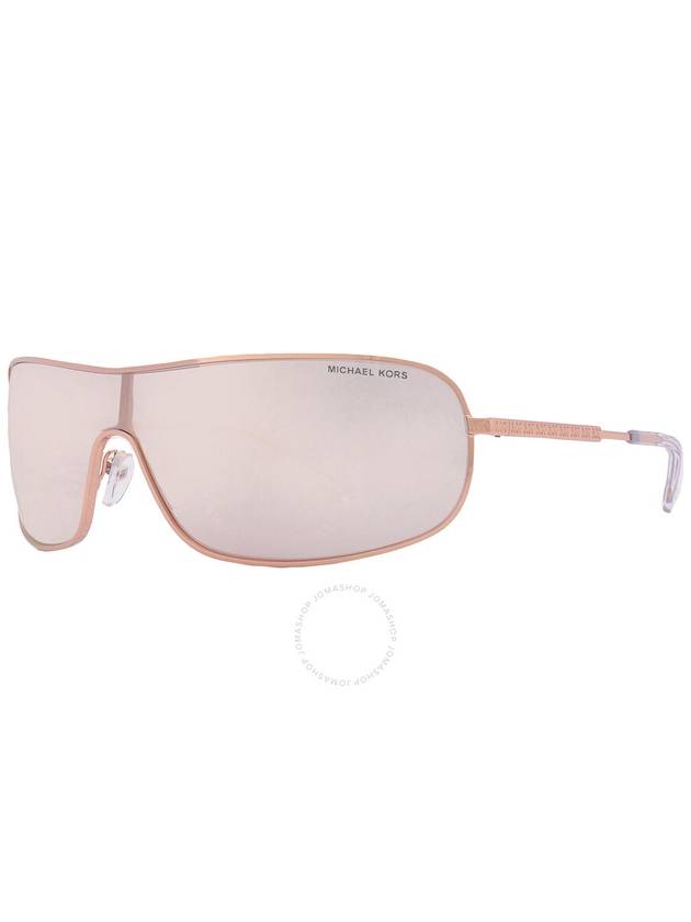 Michael Kors Aix Rose Gold Mirrored Rectangular Ladies Sunglasses MK1139 11084Z 38 - MICHAEL KORS - BALAAN 3