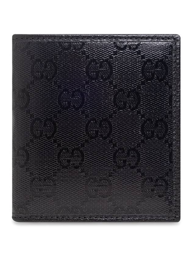 Men's GG Crystal Bi Fold Half Wallet Black - GUCCI - BALAAN 2