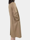 Bcollag Style Wool Single Coat Beige - MAX MARA - BALAAN 4