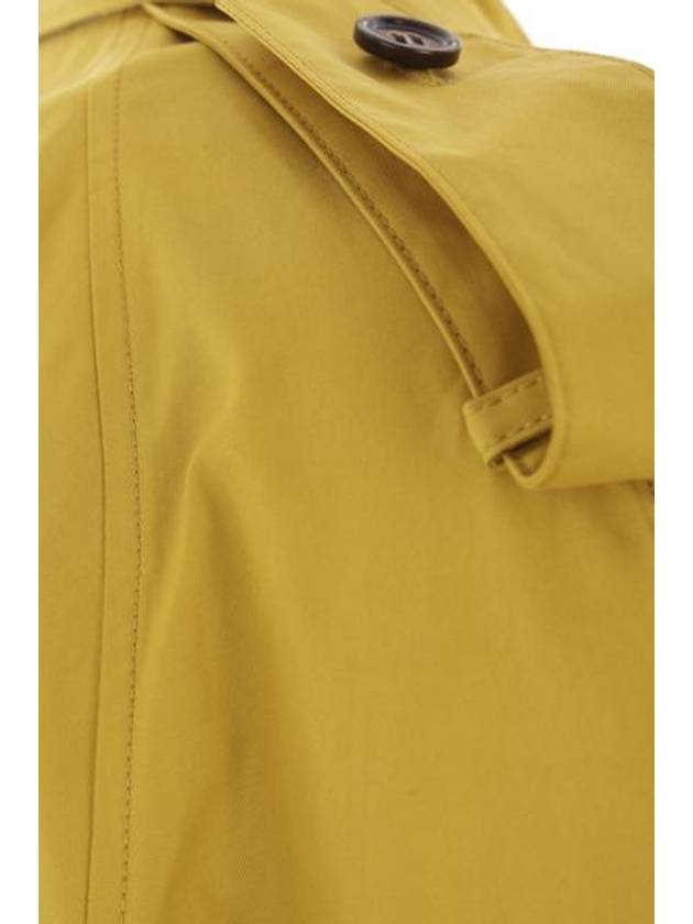 Gabardine Long Trench Coat Yellow - BURBERRY - BALAAN 5