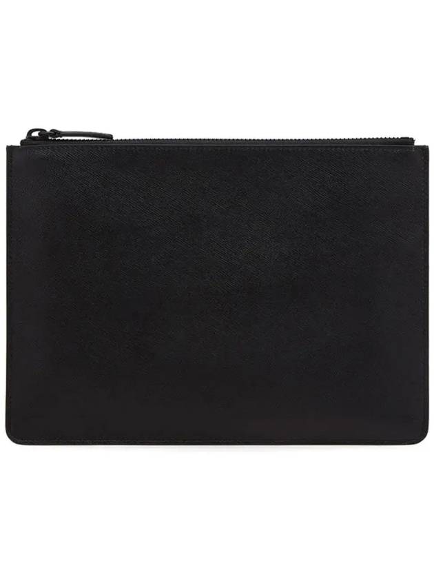 24SS Small Folio Saffiano Clutch Bag Black 9044 7547 - COMMON PROJECTS - BALAAN 3