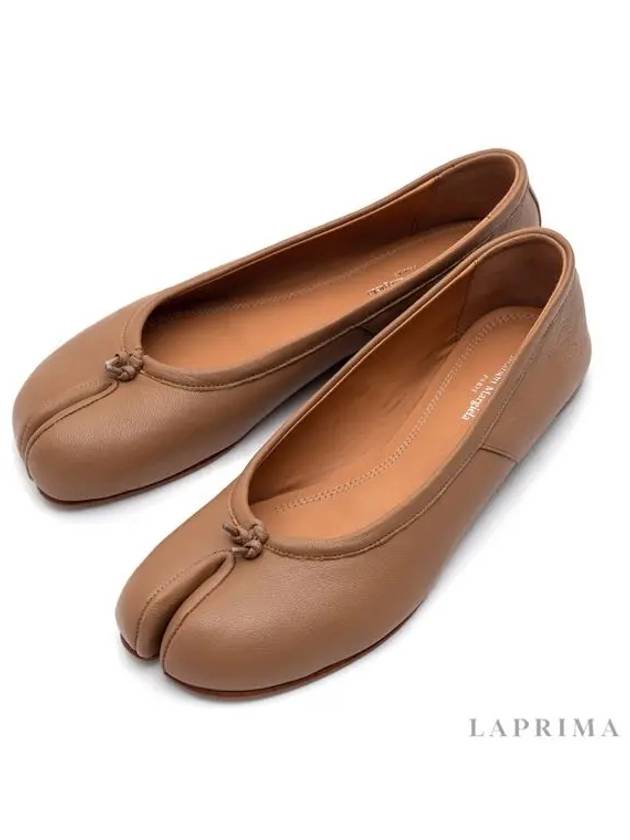 Tabi Ballerina Flat Shoes Camel - MAISON MARGIELA - BALAAN 2