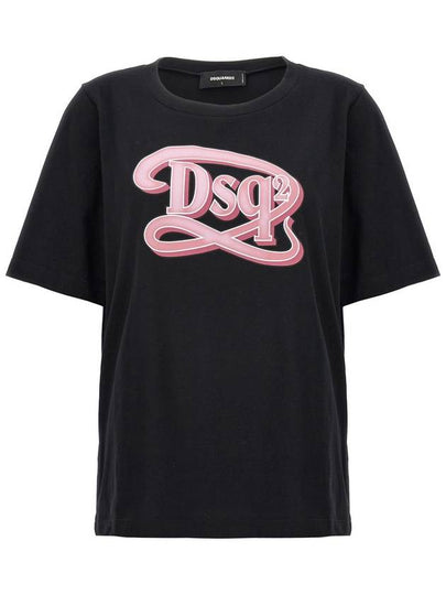 Short Sleeve T-Shirt S72GD0518S24668900 Black - DSQUARED2 - BALAAN 2