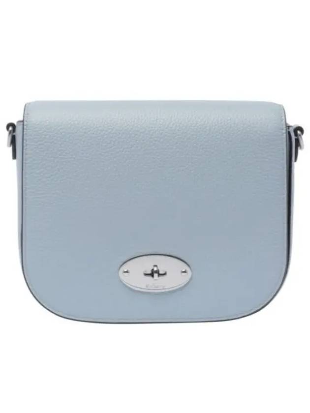 Darley Satchel Classic Grain Small Cross Bag Poplin Blue - MULBERRY - BALAAN 2