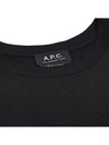 VPC Logo Organic Cotton Short Sleeve T-Shirt Black - A.P.C. - BALAAN 6