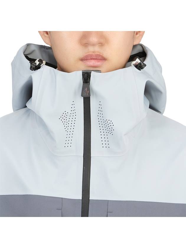 Color Block Sports Jacket Grey - MONCLER - BALAAN 8