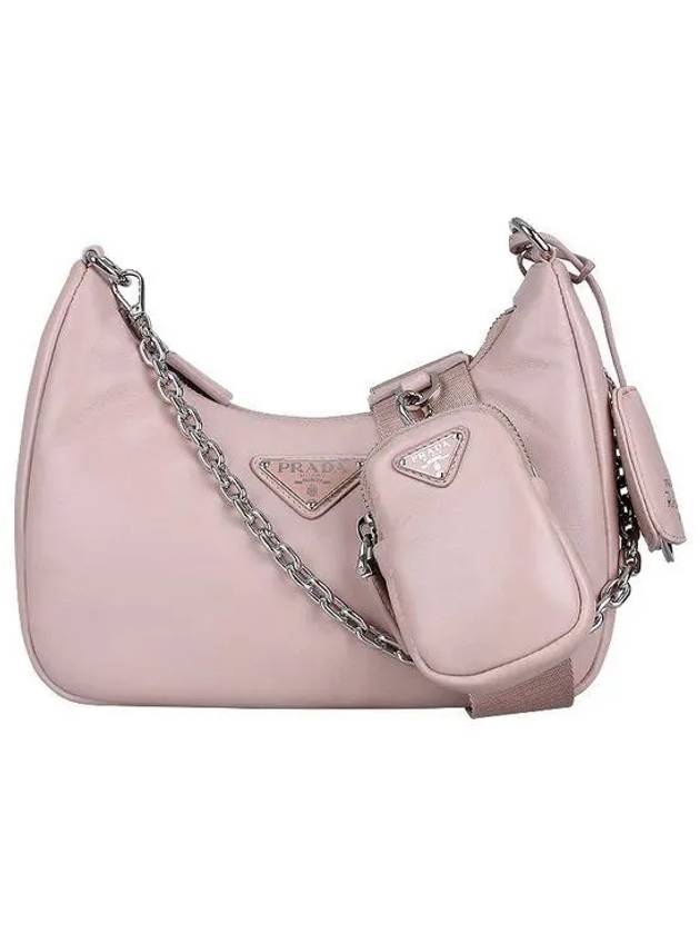 Re-Edition 2005 Padded Nappa Leather Shoulder Bag Pink - PRADA - BALAAN 2