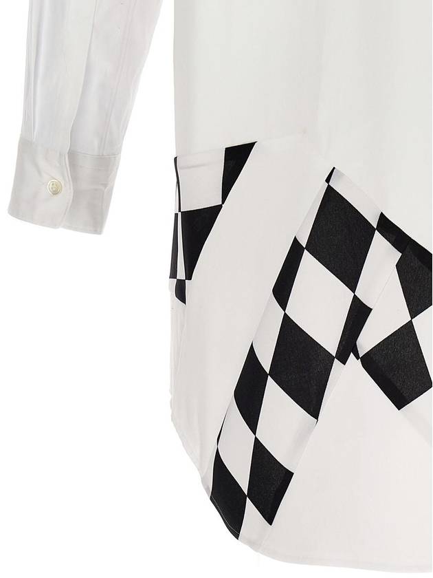 long sleeve shirt PKB0040511 WHITE BLACK - COMME DES GARCONS - BALAAN 5