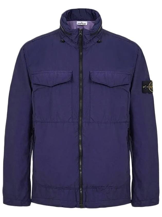 Waffen Naslan Light Watro Zip-up Jacket Dark Blue - STONE ISLAND - BALAAN 2