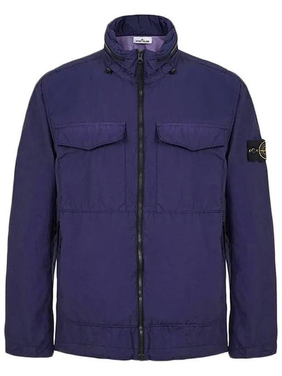 Waffen Naslan Light Watro Zip-up Jacket Dark Blue - STONE ISLAND - BALAAN 2