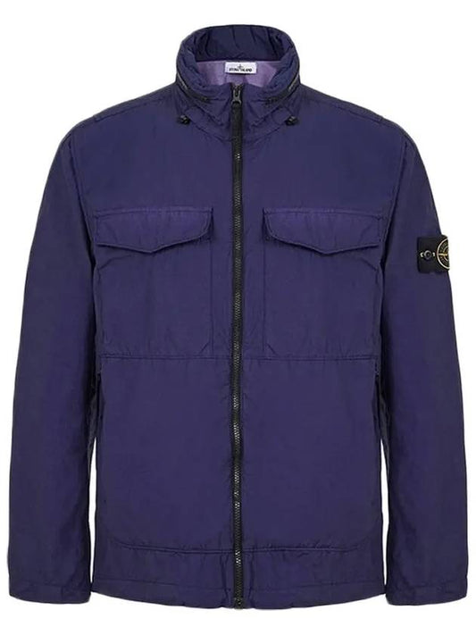 Waffen Naslan Light Watro Zip-up Jacket Dark Blue - STONE ISLAND - BALAAN 2