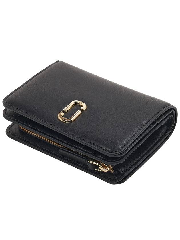 The J Marc Mini Compact Half Wallet Black - MARC JACOBS - BALAAN 5