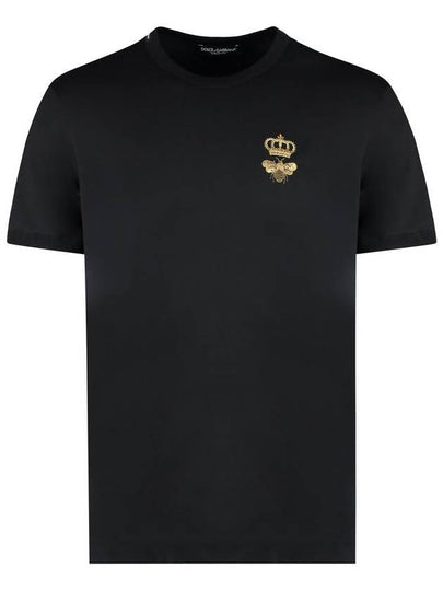 Embroidered T-Shirt G8PV1Z G7WUQN0000 B0011010164 - DOLCE&GABBANA - BALAAN 2