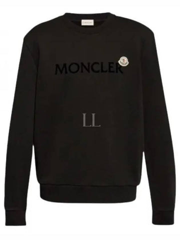 8G00039 809KR 999 Logo Patch Sweatshirt - MONCLER - BALAAN 1