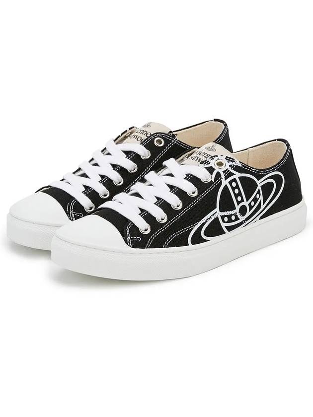 ORB Logo Low Top Sneakers Black - VIVIENNE WESTWOOD - BALAAN 4