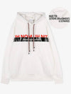 Men s Logo Print White Hoodie NMW20203 081 - IH NOM UH NIT - BALAAN 1