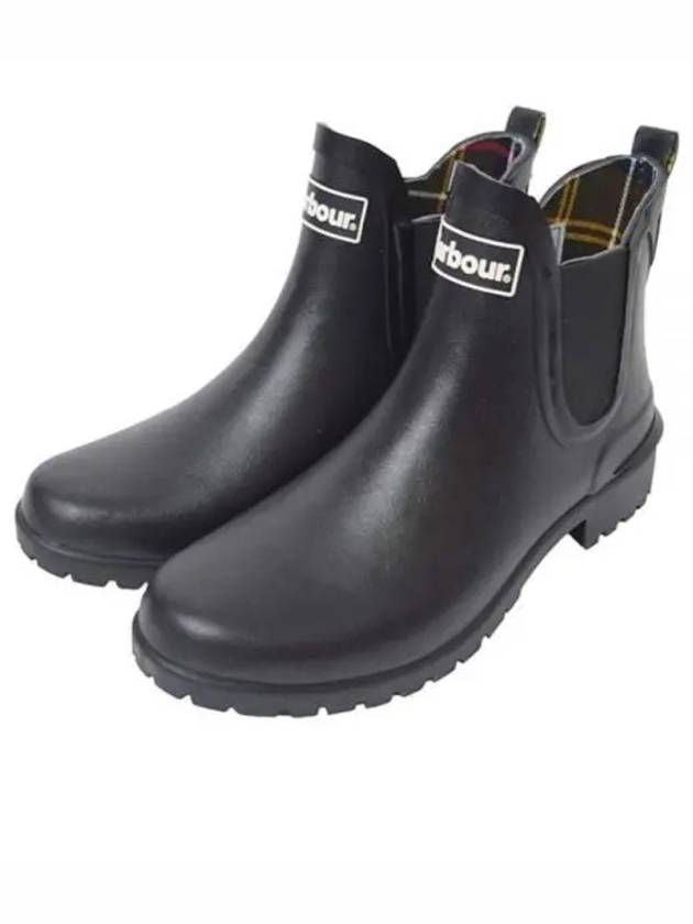 Wilton Wellington Chelsea Rain Boots Black - BARBOUR - BALAAN 2