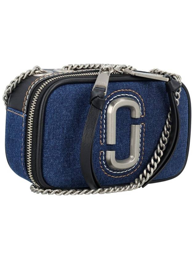 The Denim Chain Snapshot Cross Bag Blue - MARC JACOBS - BALAAN 3