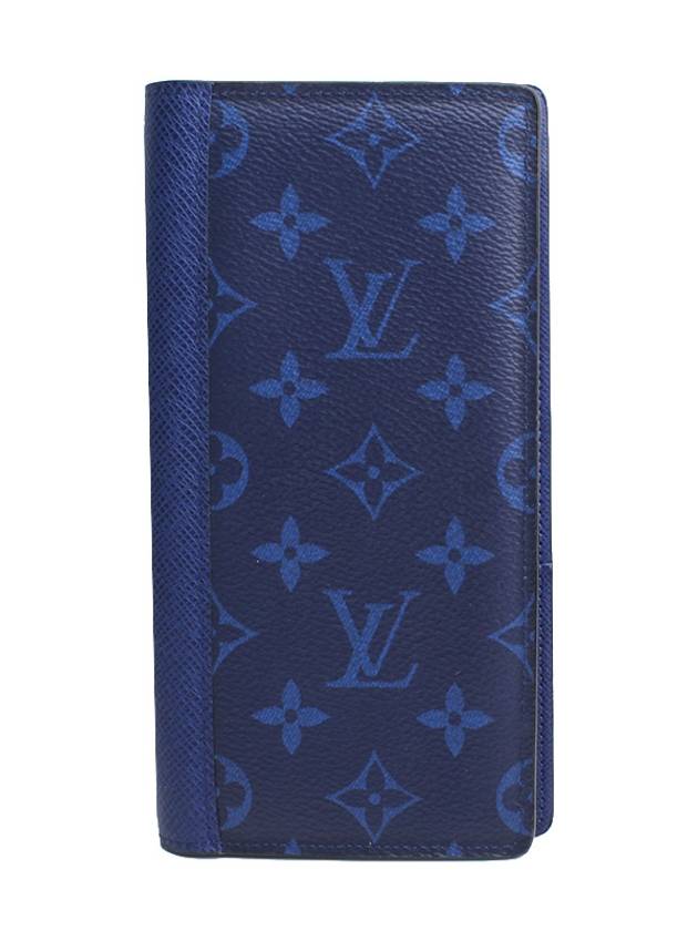 Blue Brazza Long Wallet - LOUIS VUITTON - BALAAN 1