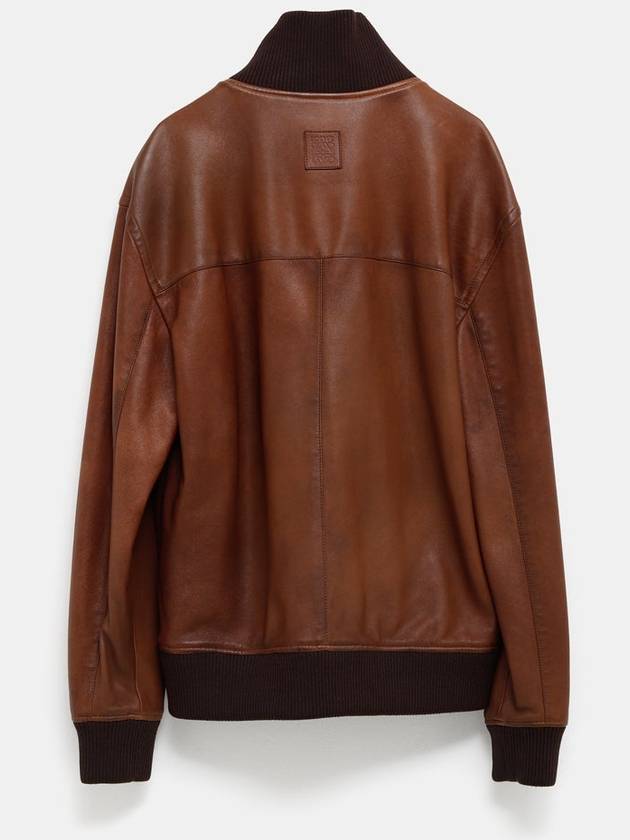 Zip-up Jacket in Nappa Lambskin - LOEWE - BALAAN 2