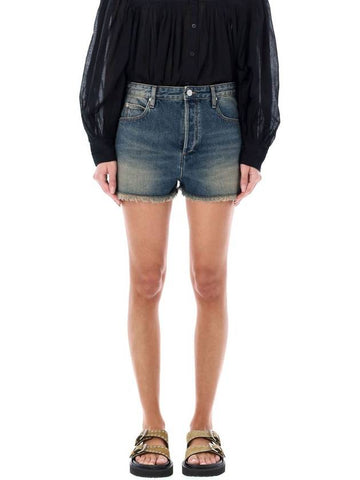 Isabel Marant Étoile Lesia Denim Shorts - ISABEL MARANT ETOILE - BALAAN 1